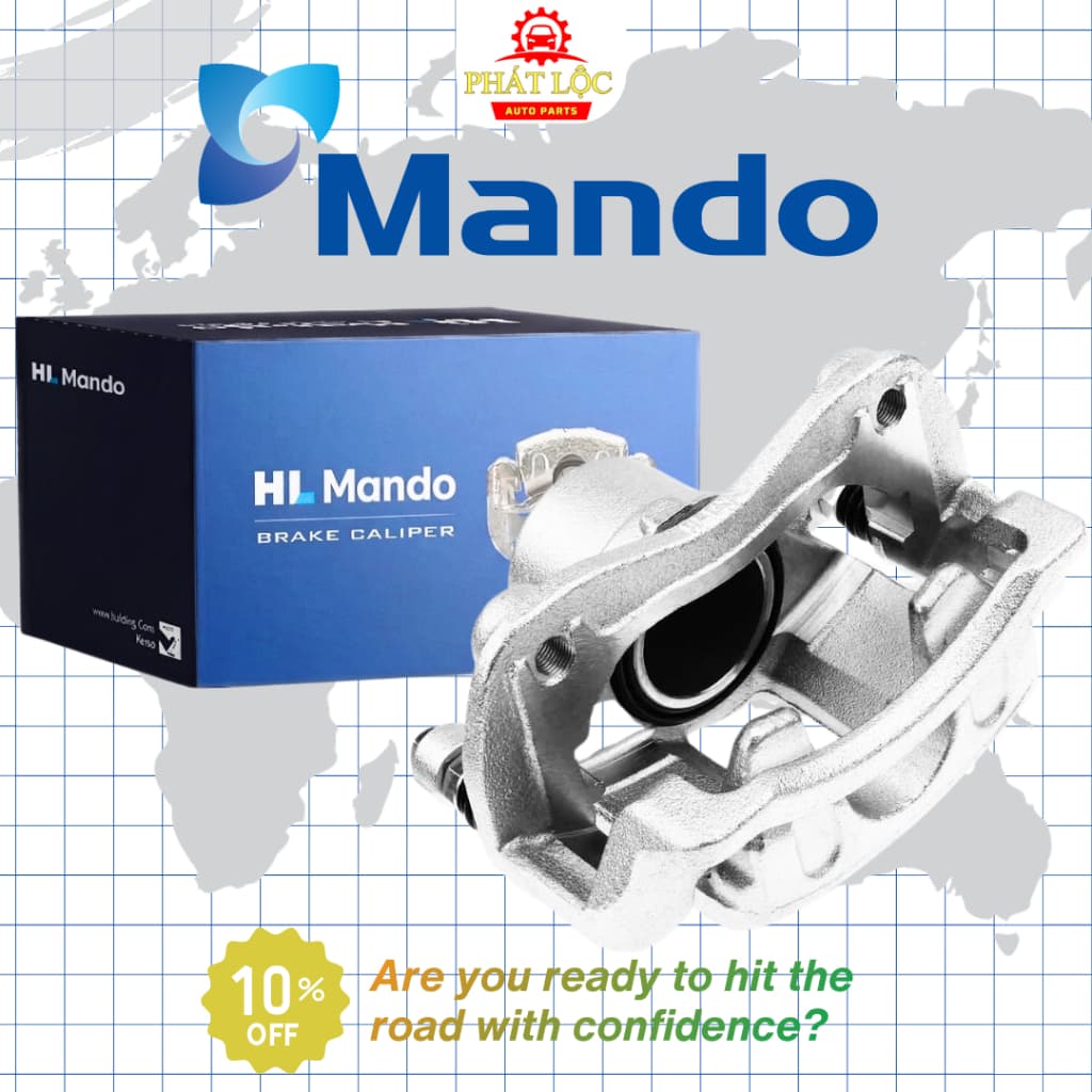 Cụm gông phanh, cụm xương phanh thương hiệu Mando phù hợp với Elantra 2016-2022