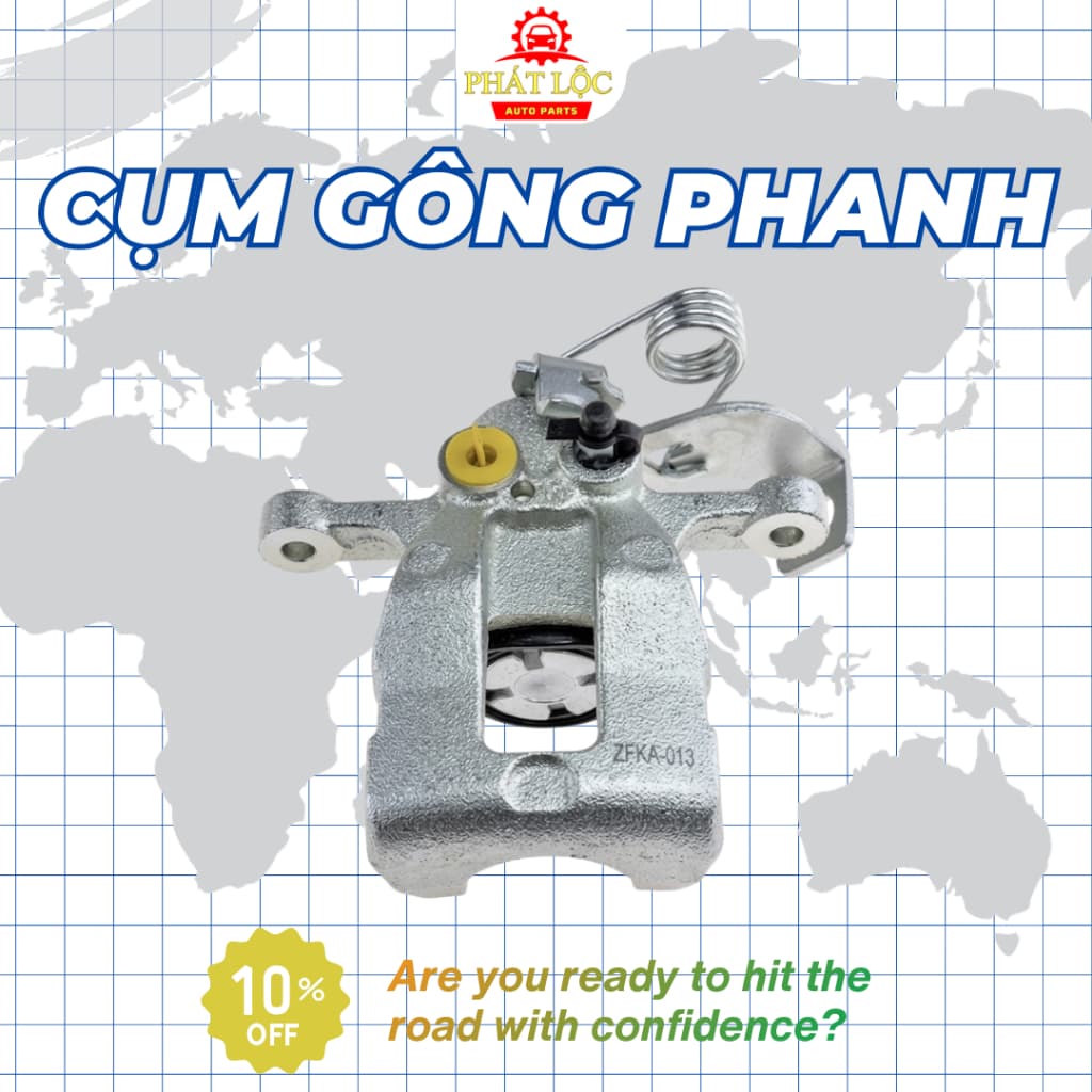 Cụm gông phanh, cụm xương phanh thương hiệu Mando phù hợp với Grand I10 2014-2022 - ảnh 4