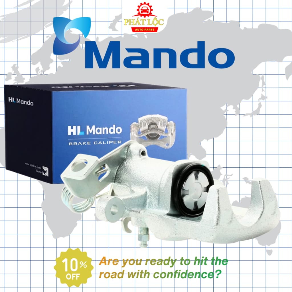 Cụm gông phanh, cụm xương phanh thương hiệu Mando phù hợp với Grand I10 2014-2022