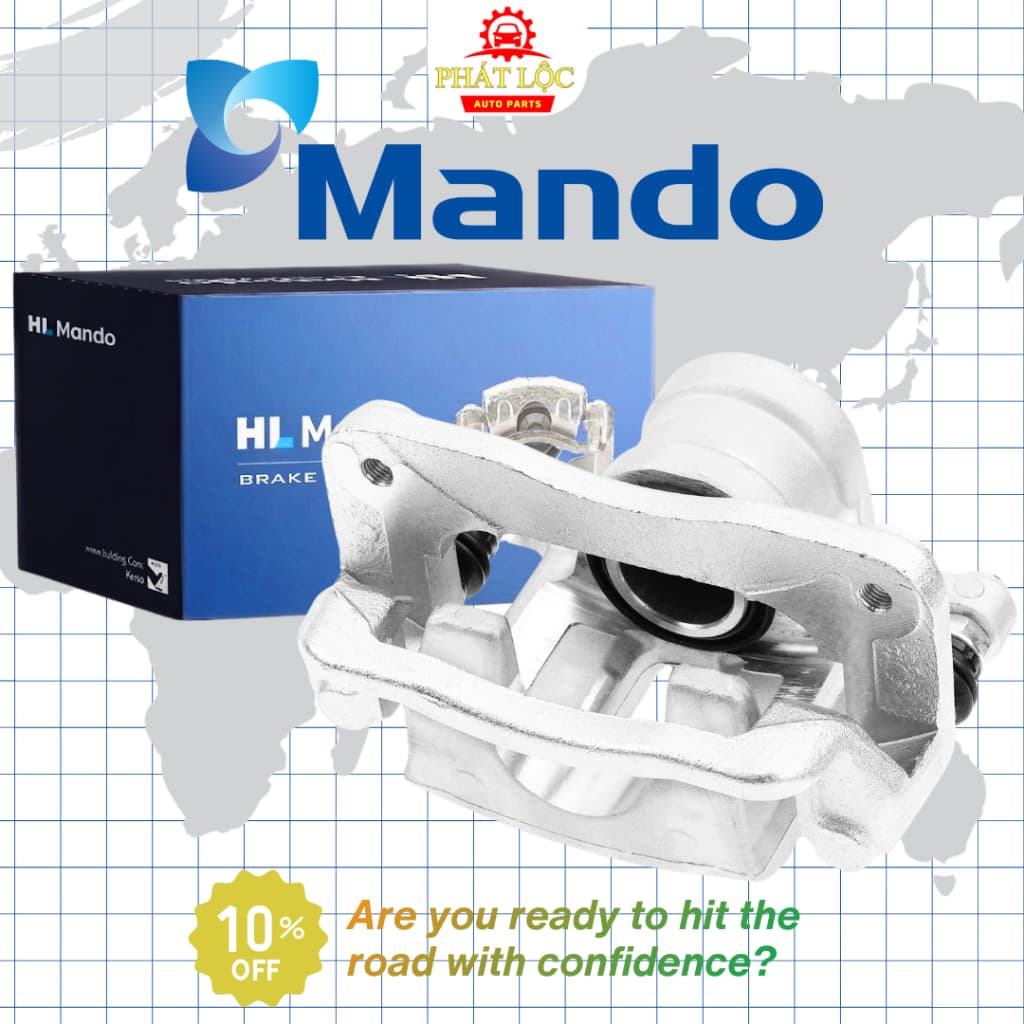 Cụm gông phanh, cụm xương phanh thương hiệu Mando phù hợp với Santa Fe 2015-2020