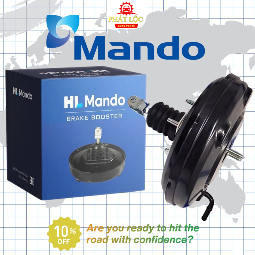 Bầu trợ lực phanh thương hiệu Mando phù hợp với Grand I10 2014-2024