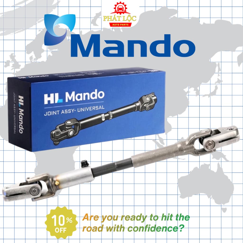 Các đăng lái thương hiệu Mando phù hợp với Kia Morning 2008-2020