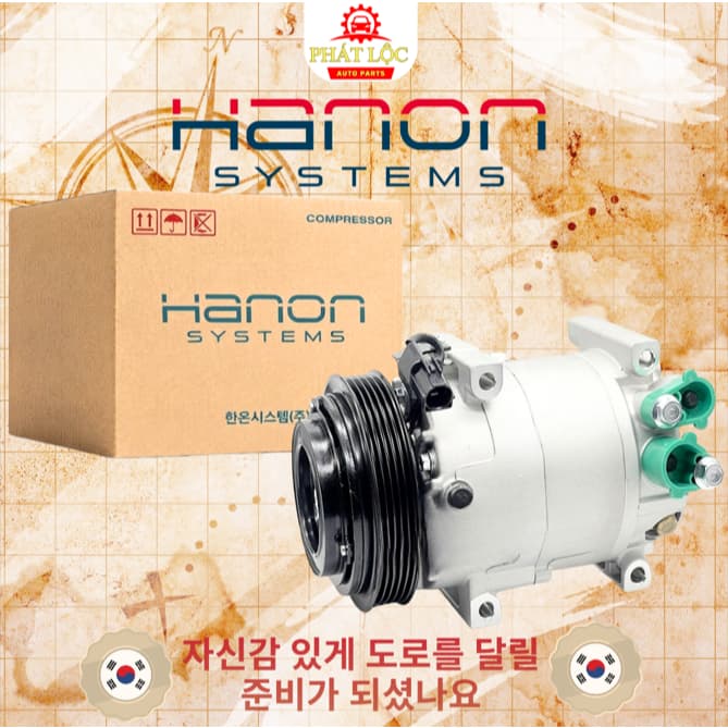 Lốc lạnh điều hòa thương hiệu Hanon,HCC phù hợp với Kia Morning 2008-2020