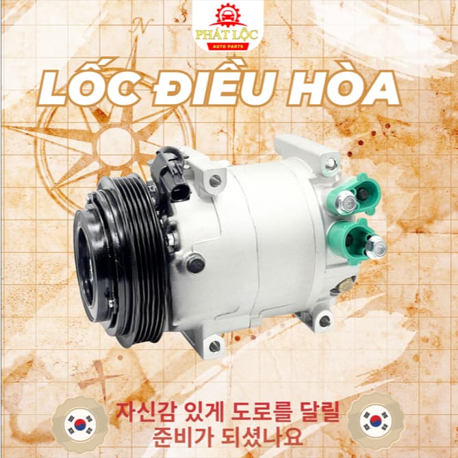 Lốc lạnh điều hòa thương hiệu Hanon,HCC phù hợp với Kia Morning 2008-2020 - ảnh 2
