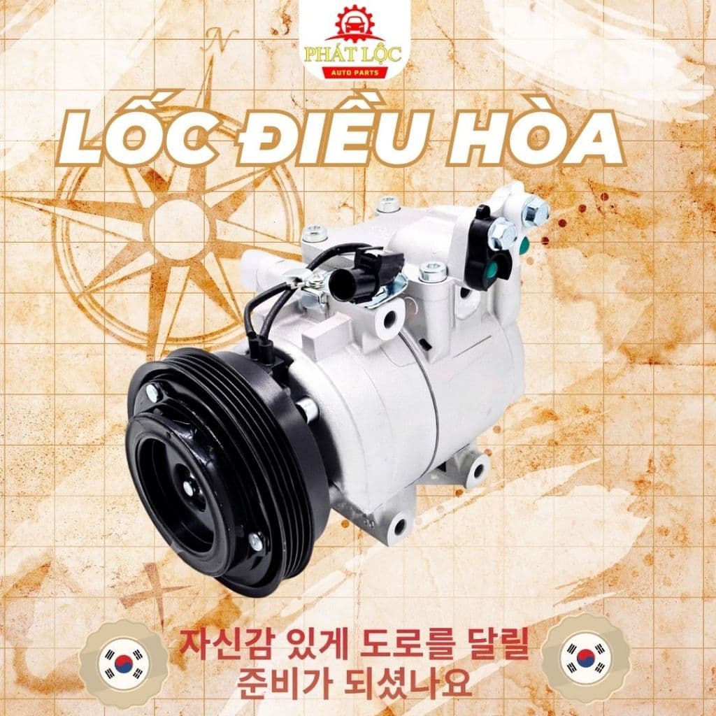 Lốc lạnh điều hòa thương hiệu Hanon,HCC phù hợp với Hyundai Getz 2004-2011 - ảnh 2