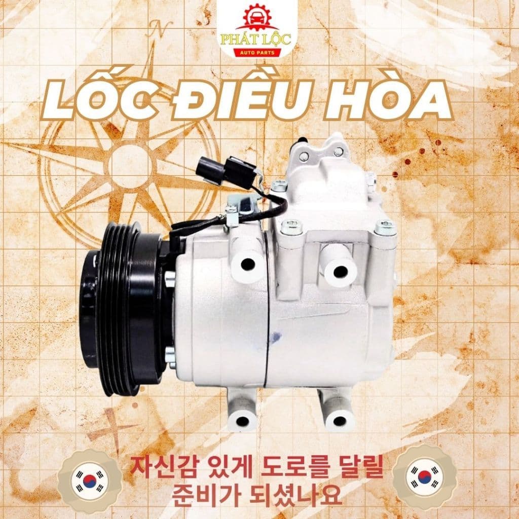 Lốc lạnh điều hòa thương hiệu Hanon,HCC phù hợp với Hyundai Getz 2004-2011 - ảnh 3