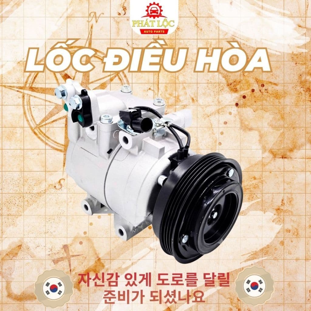 Lốc lạnh điều hòa thương hiệu Hanon,HCC phù hợp với Hyundai Getz 2004-2011 - ảnh 4