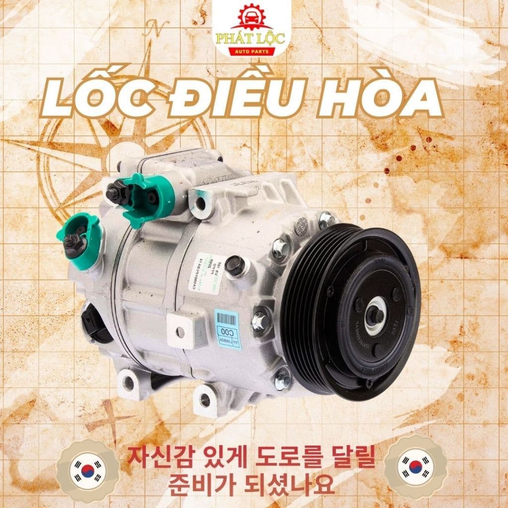 Lốc lạnh điều hòa, máy nén điều hòa thương hiệu Hanon,HCC phù hợp với Sedona 2014-2021, Carnival 2015-2021 - ảnh 4