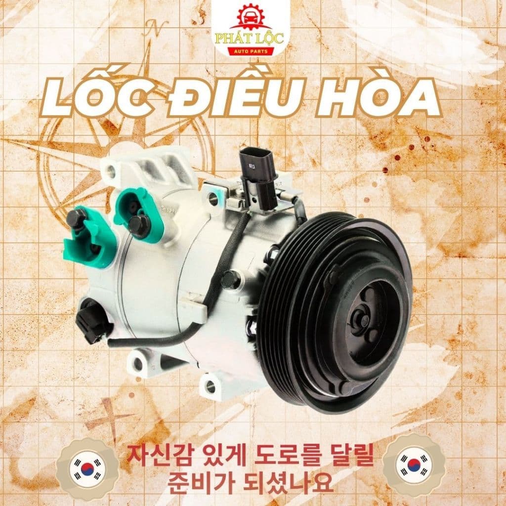 Lốc lạnh điều hòa, máy nén điều hòa thương hiệu Hanon,HCC phù hợp với Kia Seltos 2020-2026 - ảnh 4
