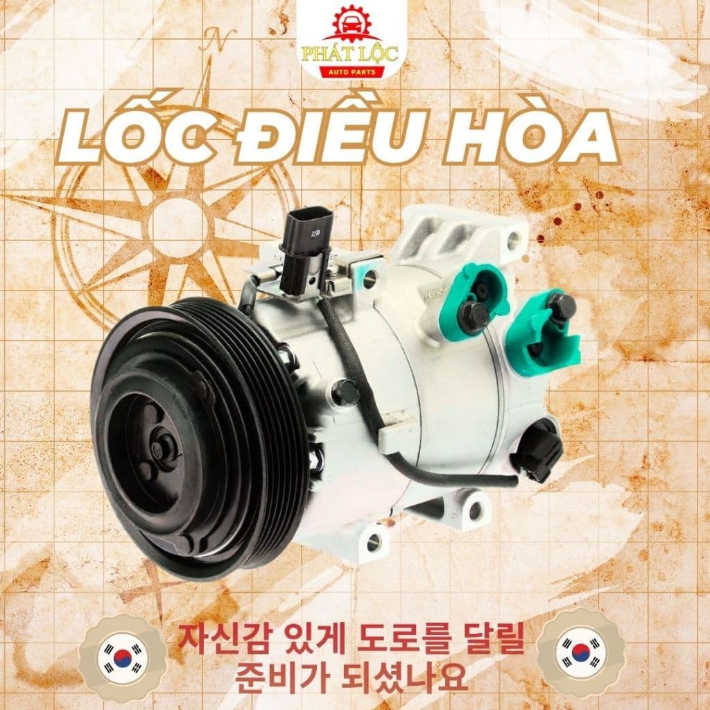 Lốc lạnh điều hòa, máy nén điều hòa thương hiệu Hanon,HCC phù hợp với Kia Seltos 2020-2026 - ảnh 2