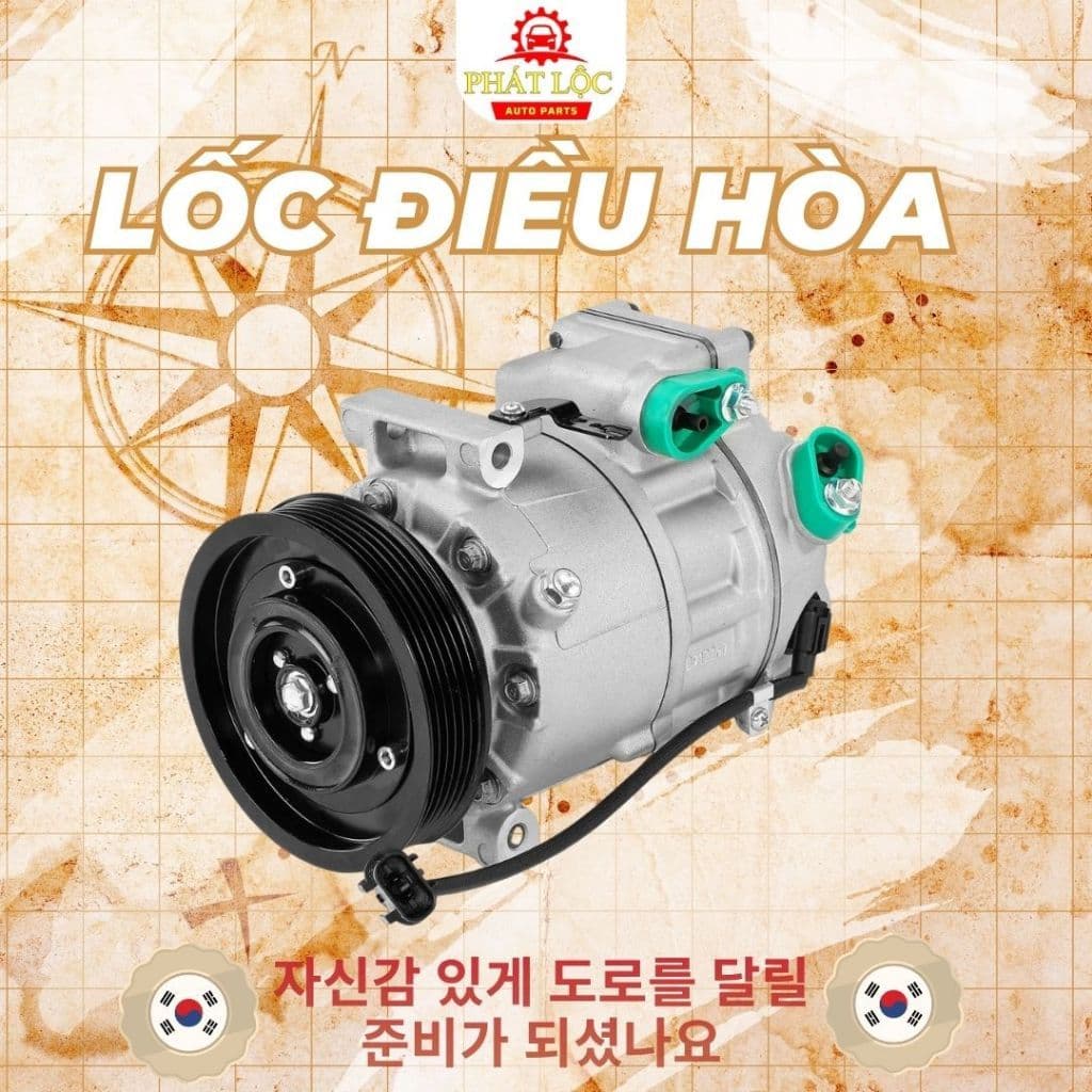 Lốc lạnh điều hòa thương hiệu Hanon,HCC phù hợp với Santa Fe 2013-2022 - ảnh 2