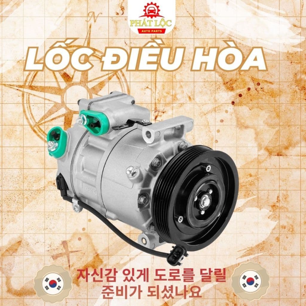 Lốc lạnh điều hòa thương hiệu Hanon,HCC phù hợp với Santa Fe 2013-2022 - ảnh 3
