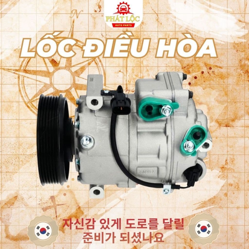Lốc lạnh điều hòa thương hiệu Hanon,HCC phù hợp với Santa Fe 2013-2022 - ảnh 4