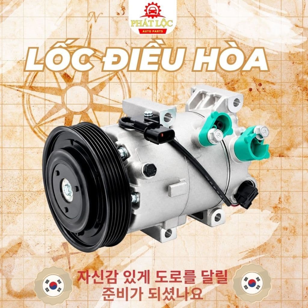 Lốc lạnh điều hòa, máy nén điều hòa thương hiệu Hanon,HCC phù hợp với Kia Sorento 2020-2024 - ảnh 2