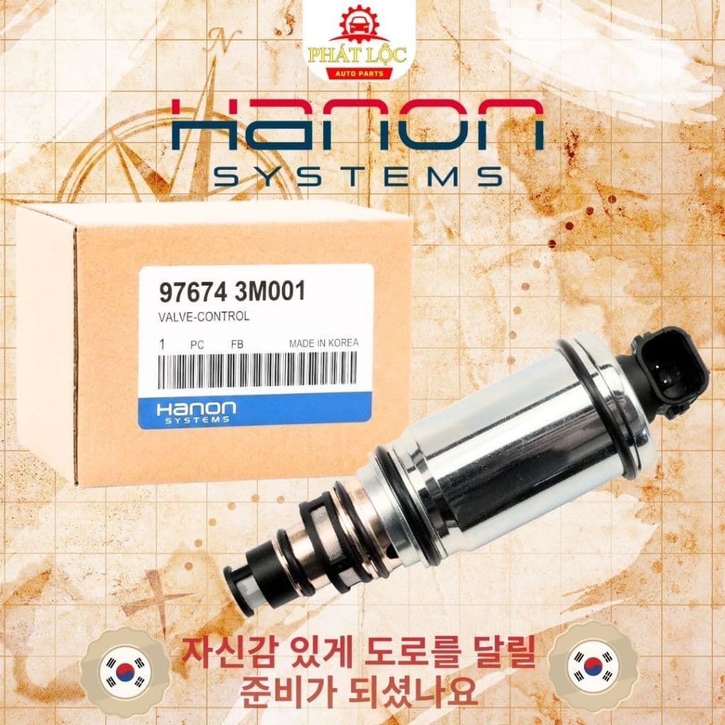Van đuôi lốc lạnh điều hòa thương hiệu Hanon,HCC phù hợp với Cerato 2016-2018, K3, Elantra 2016-2020, Morning....