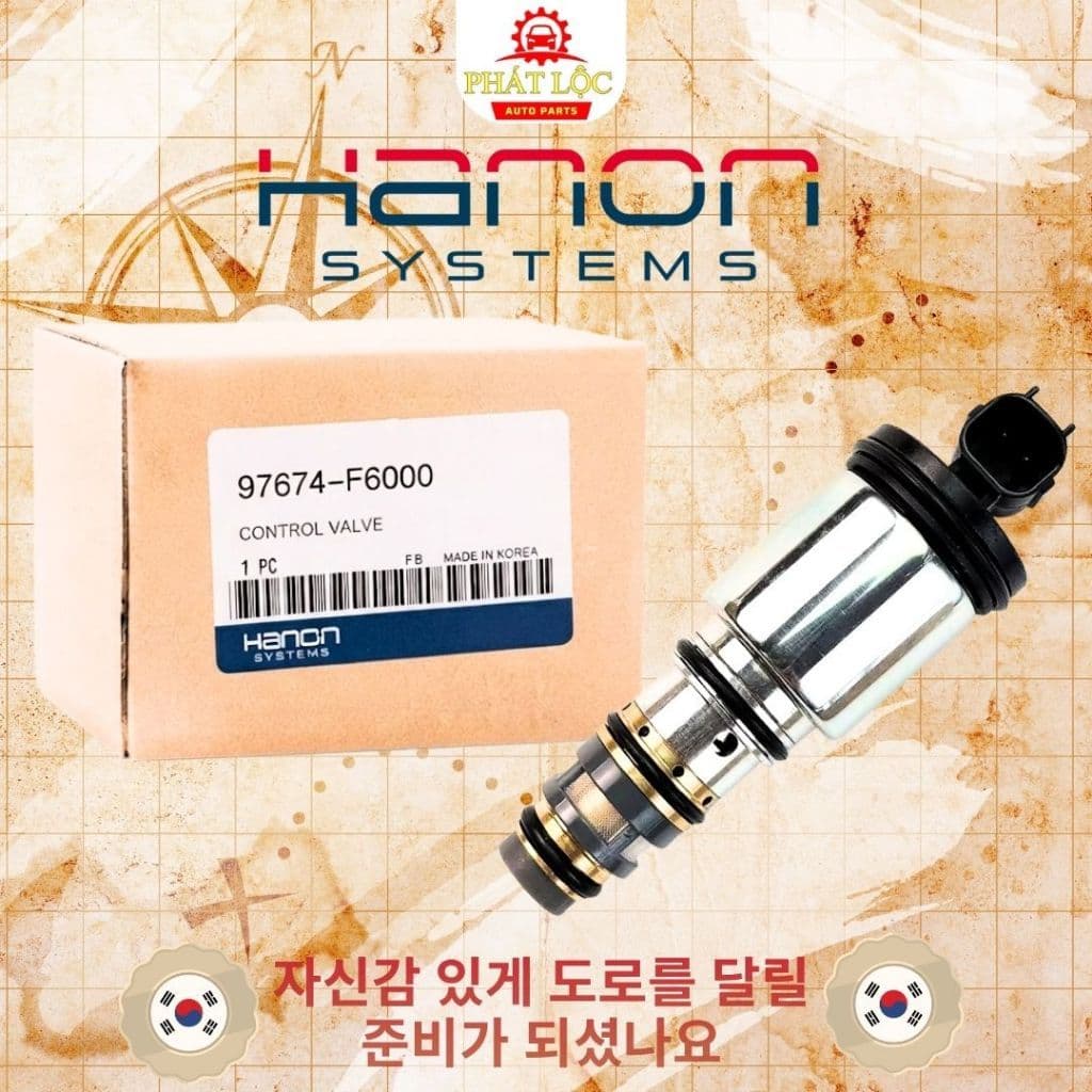 Van đuôi lốc lạnh điều hòa thương hiệu Hanon,HCC phù hợp với Santa Fe 2020-2024, Sorento 2020-2024,Elantra 2021-2024