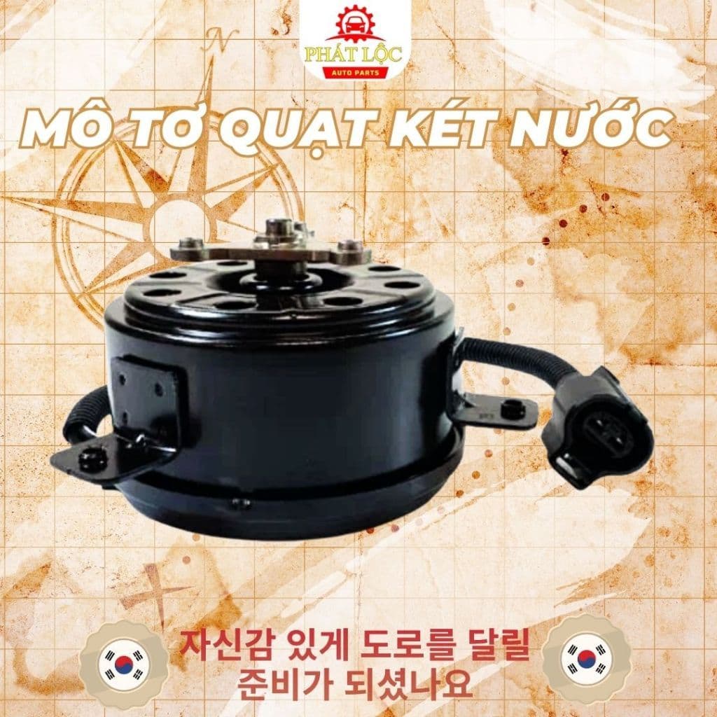 Mô tơ quạt két nước thương hiệu Hanon,HCC phù hợp Elantra 2016-2022, Cerato 2016-2021,K3 2016-2021 - ảnh 4