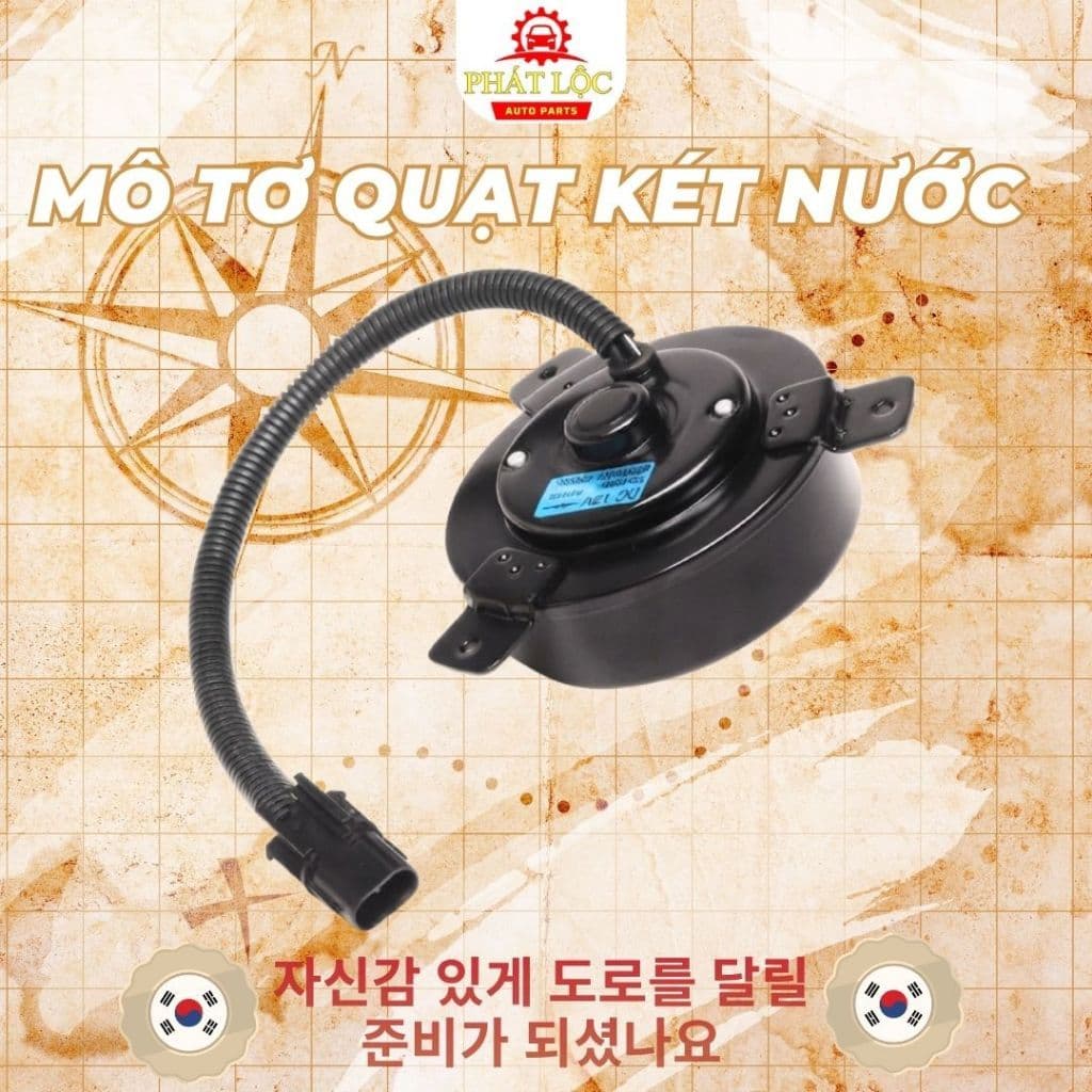 Mô tơ quạt két nước thương hiệu Hanon,HCC phù hợp Grand Starex - ảnh 4