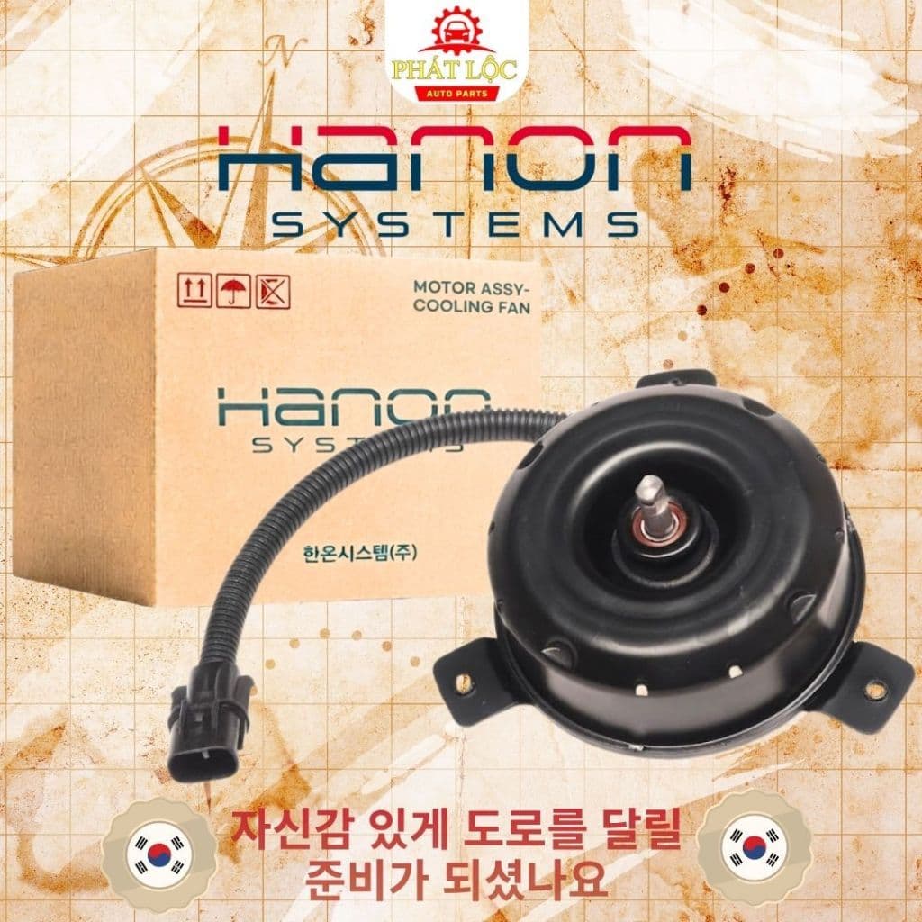 Mô tơ quạt két nước thương hiệu Hanon,HCC phù hợp Grand Starex