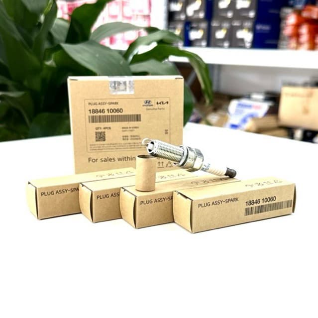 Bộ Bugi Iridium 4 cái dùng cho xe I10, Morning, Accent, Rio, Avante, Elantra, K3, Cerato...( Mobis chính hãng) - ảnh 6