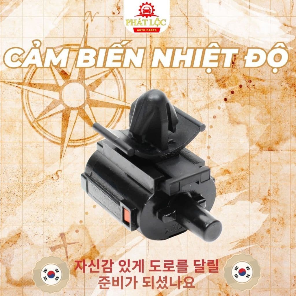 Cảm biến nhiệt độ ngoài trời thương hiệu Hanon phù hợp Morning, Cerato 2016-2018, Elantra 2016-2020, Santa Fe 2015-2020 - ảnh 2