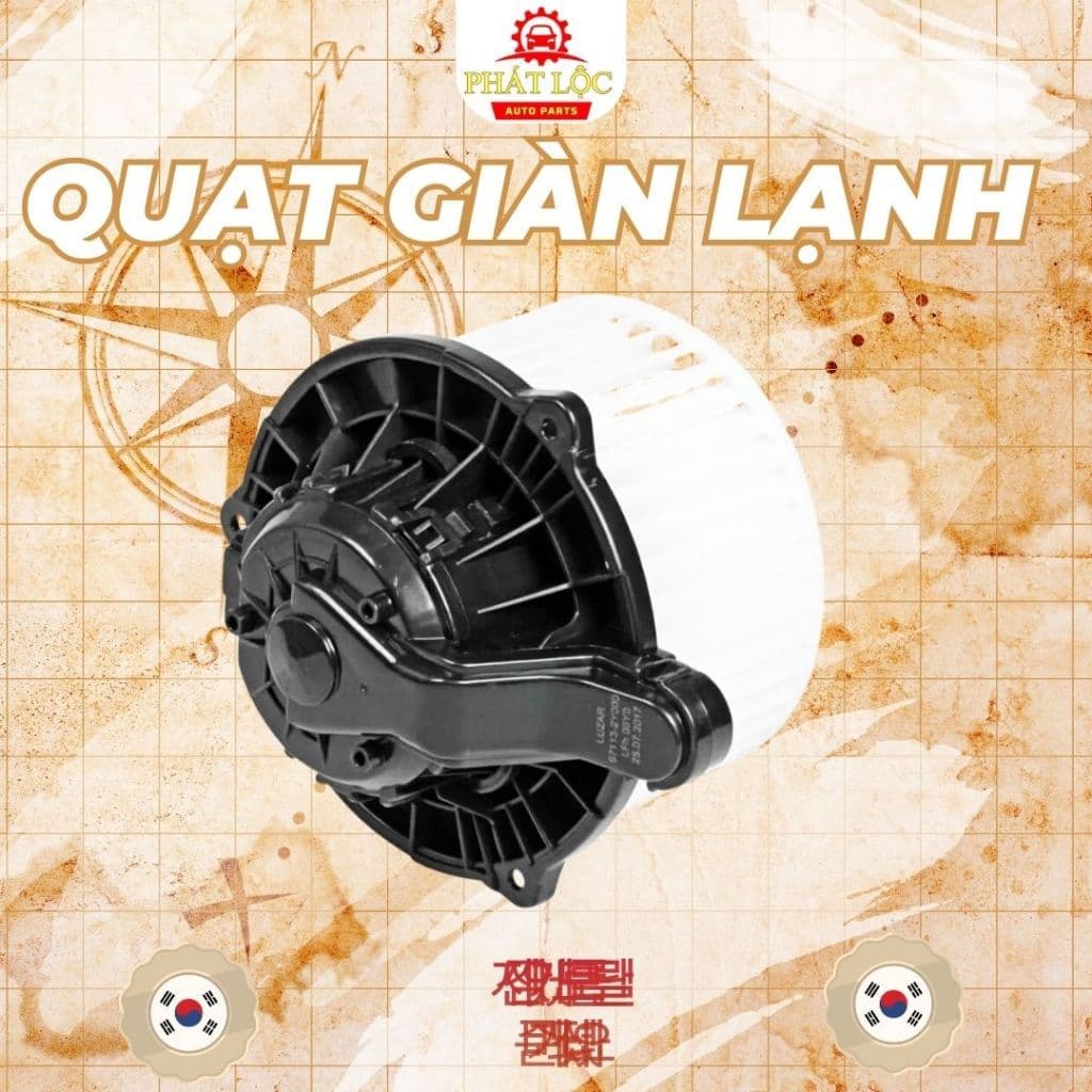 Mô tơ quạt giàn lạnh, mô tơ quạt điều hòa thương hiệu Hanon phù hợp Kia Morning 2012-2020 - ảnh 2