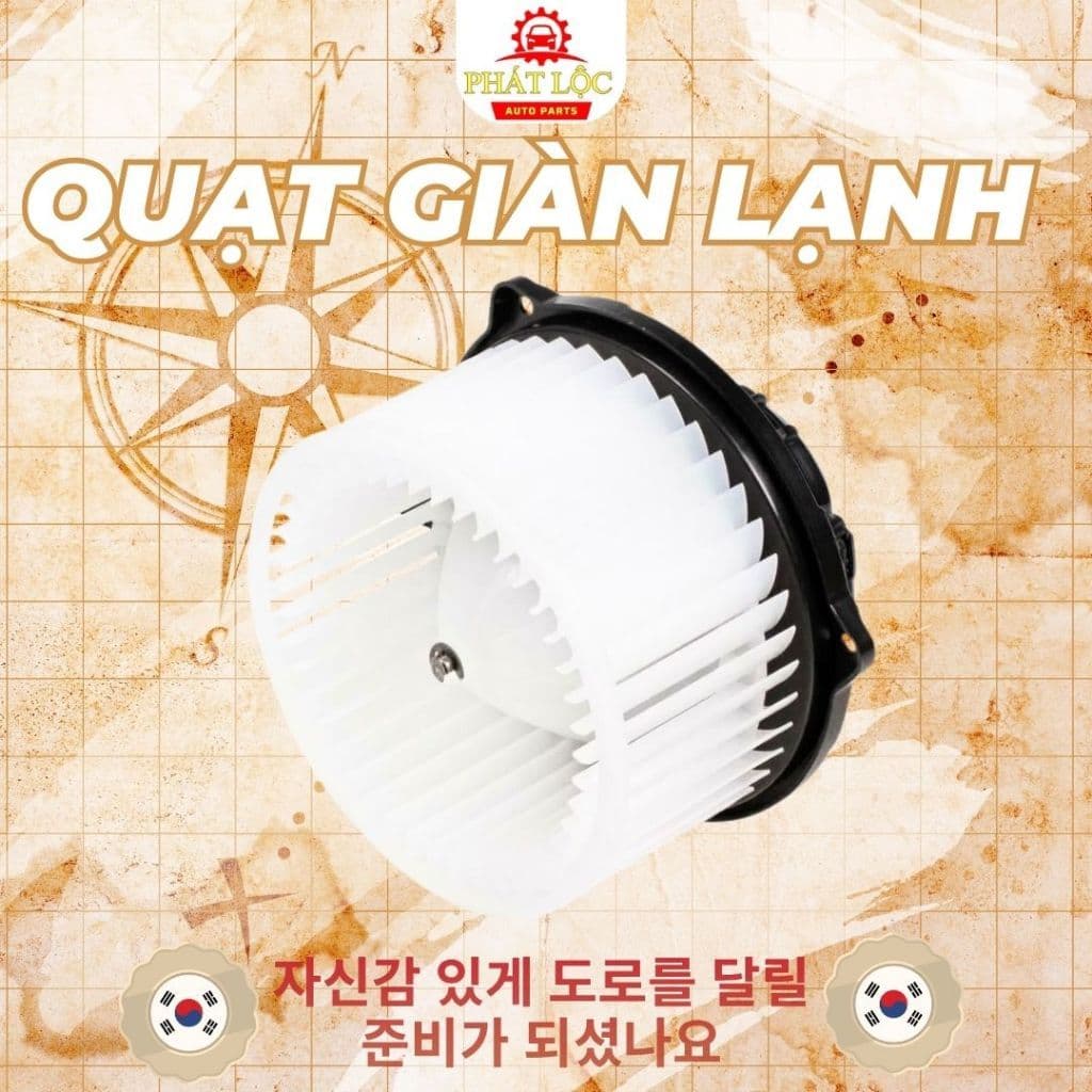Mô tơ quạt giàn lạnh, mô tơ quạt điều hòa thương hiệu Hanon phù hợp Kia Morning 2012-2020 - ảnh 3