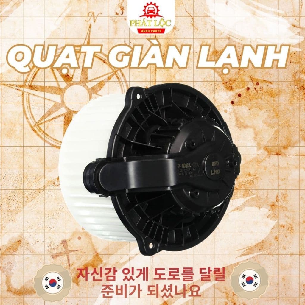 Mô tơ quạt giàn lạnh, mô tơ quạt điều hòa thương hiệu Hanon phù hợp Cerato 2016-2018, Elantra 2011-2016 - ảnh 4