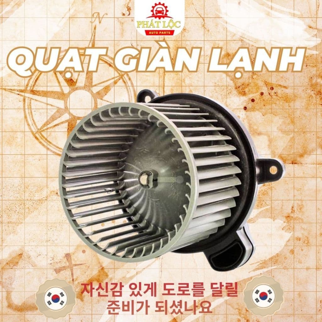 Mô tơ quạt giàn lạnh, mô tơ quạt điều hòa thương hiệu Hanon phù hợp Grand I10 2014-2021 - ảnh 4