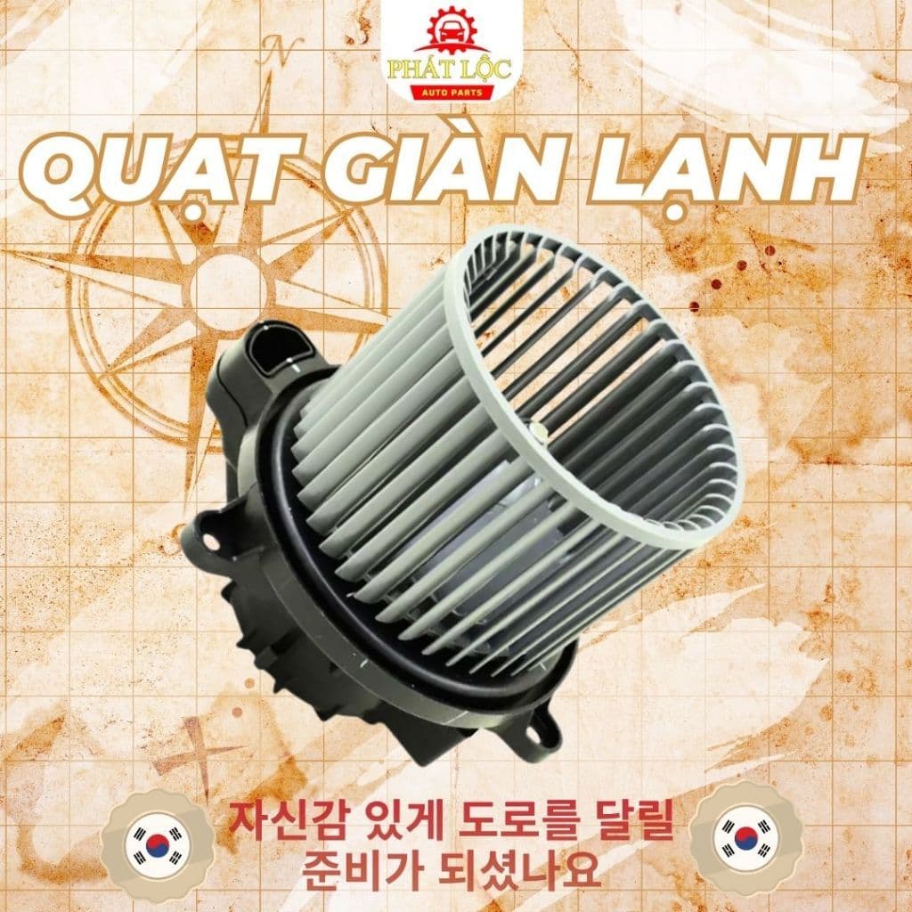 Mô tơ quạt giàn lạnh, mô tơ quạt điều hòa thương hiệu Hanon phù hợp Grand I10 2014-2021 - ảnh 2