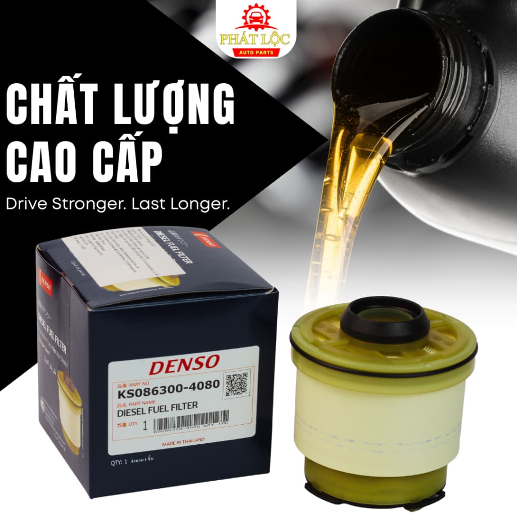 Lọc nhiên liệu  Denso phù hợp Ford Ranger 2.2 3.2 2012-2022, BT-50 2012-2022 ( Denso chính hãng) - ảnh 2