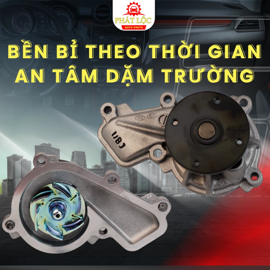 Bơm nước làm mát xe Kona 2018-2022, Elantra 2016-2020,Sonata 2014-2016, Tucson  máy 2.0 ( Mobis chính hãng) - ảnh 3