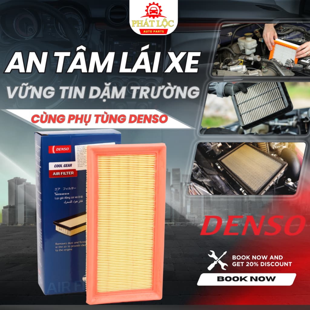 Lọc gió động cơ Denso phù hợp xe Xpander ( Denso chính hãng)