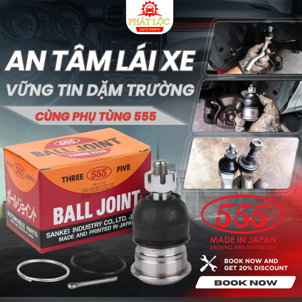 Rotuyn trụ đứng 555 phù hợp với Vios (555 chính hãng)