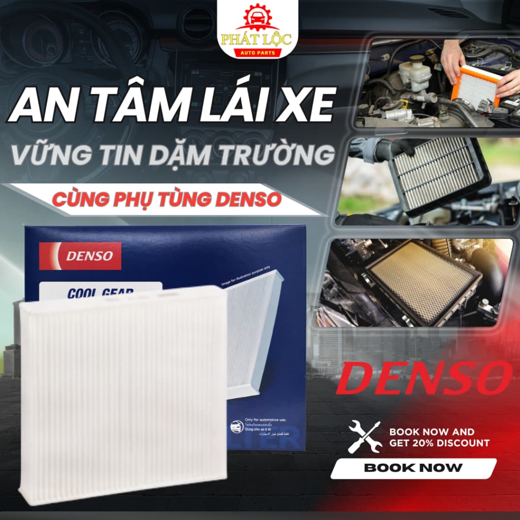 Lọc gió điều hòa Denso phù hợp Xpander, Attrage ( Denso chính hãng)