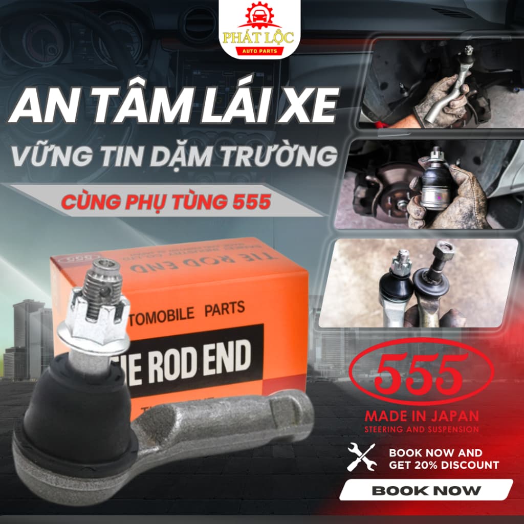 Rotuyn lái ngoài 555 phù hợp với Mazda Cx-5 2012-2018 ( 555 chính hãng)