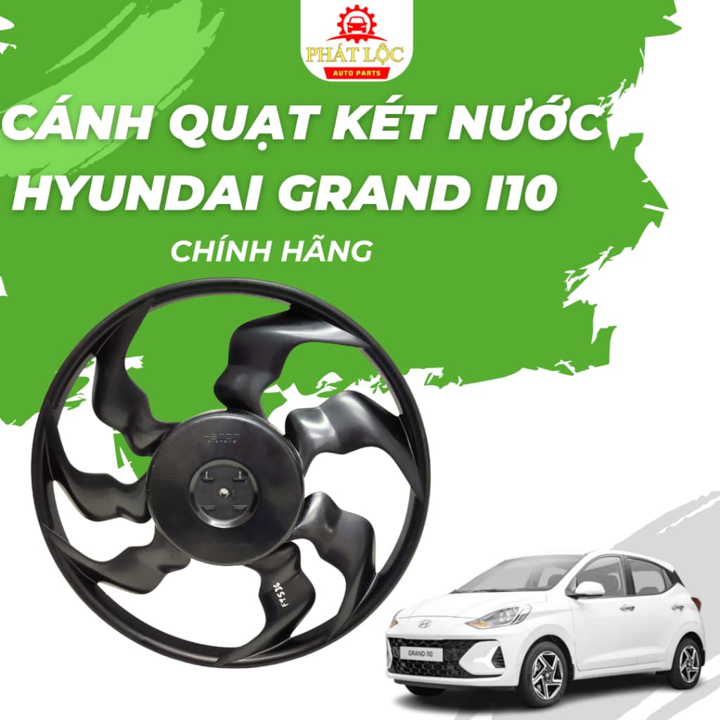 Lồng quạt, cánh quạt két nước Grand I10 2014-2022( Hyundai chính hãng) - ảnh 3
