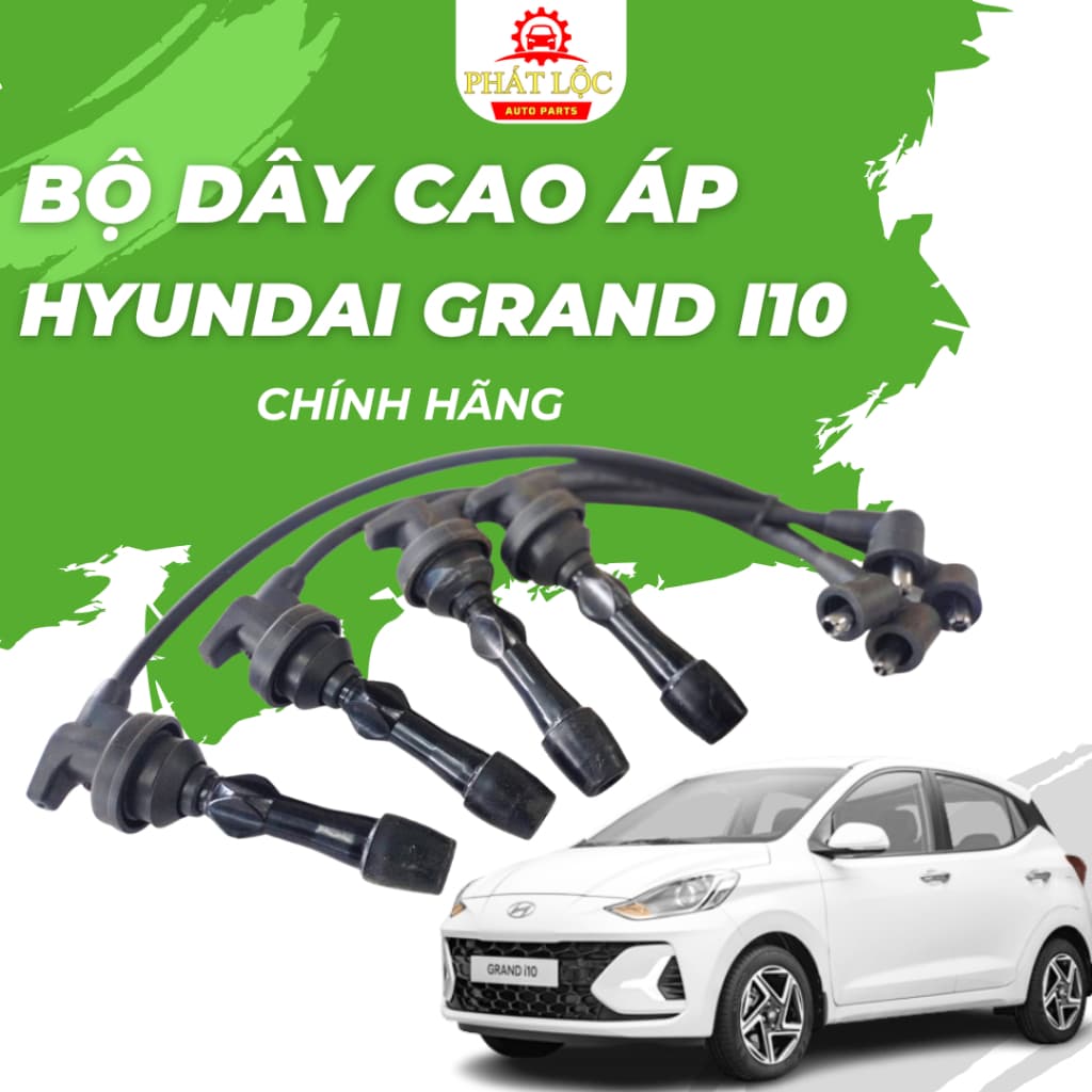 Bộ dây cao áp Grand I10 1.2 2014-2022 ( Hyundai chính hãng)