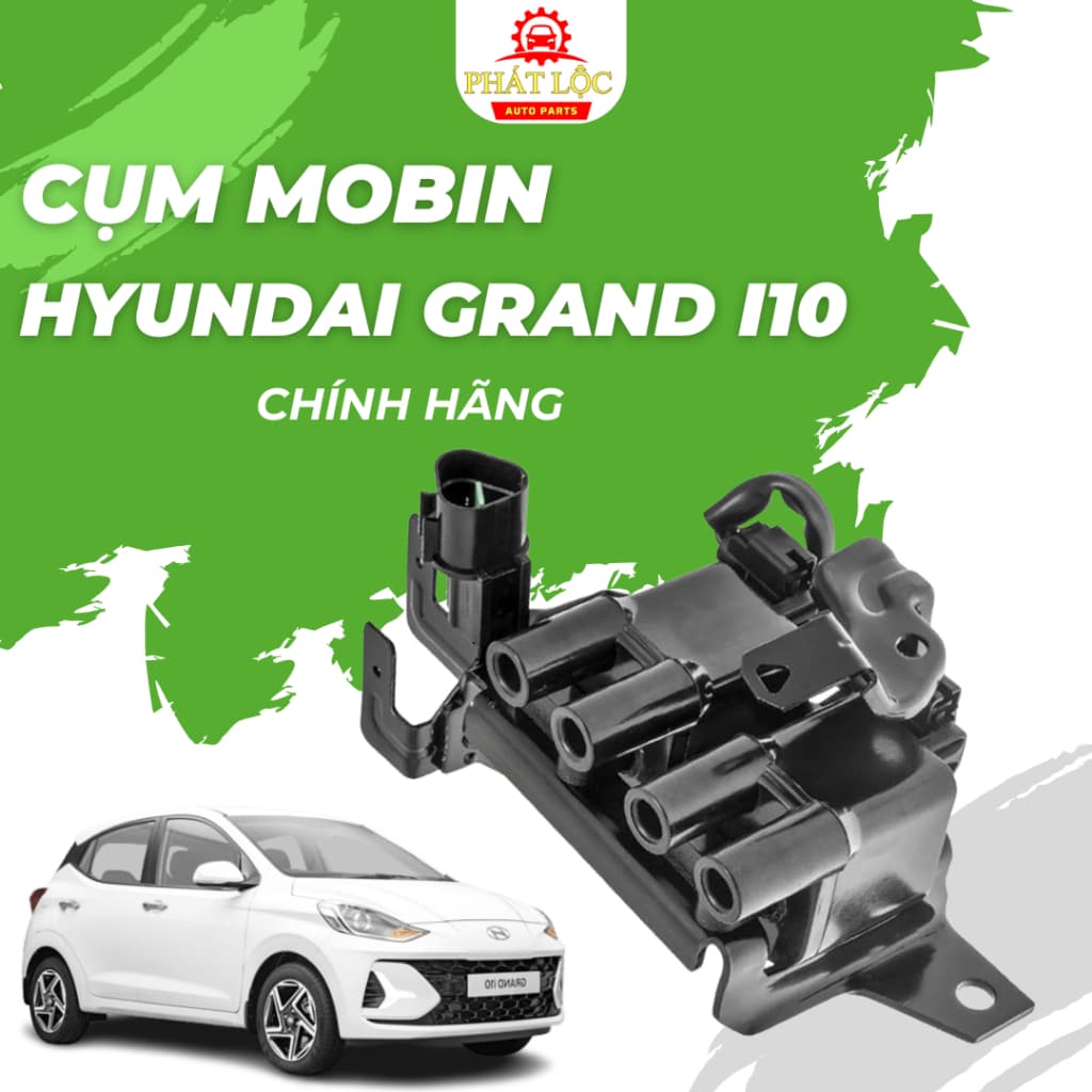Cụm mô bin đánh lửa Grand I10 1.2 2014-2022 ( Hyundai chính hãng)