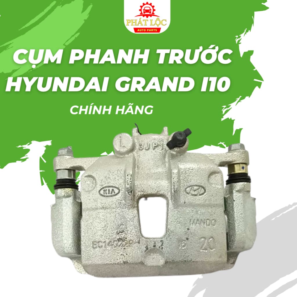 Cụm gông phanh trước Grand I10 2014-2022 ( Hyundia chính hãng) - ảnh 2