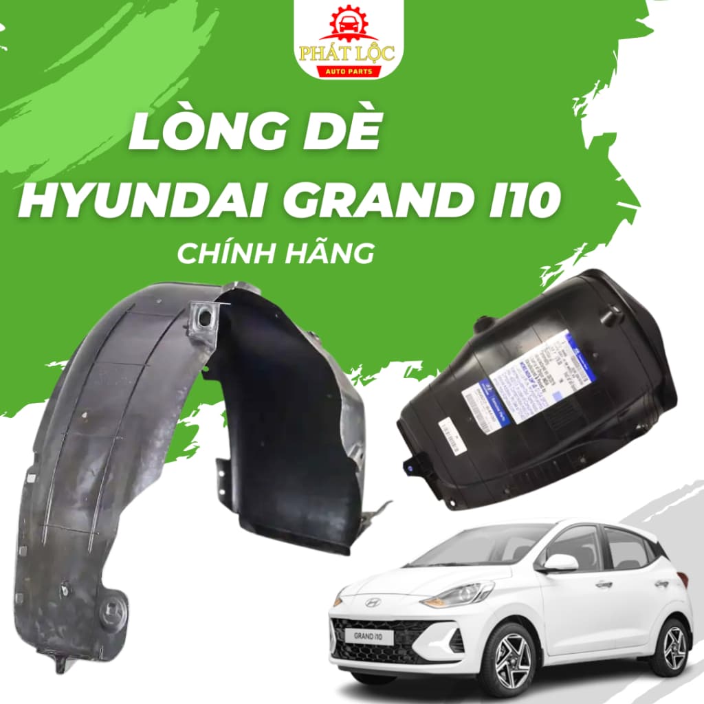 Chắn bùn lòng dè Grand i10 2014-2020 ( Hyundai chính hãng)