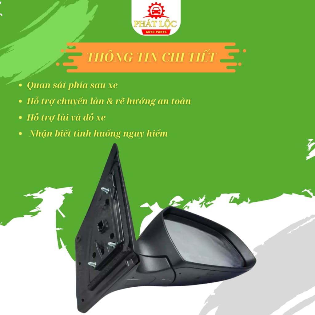Gương chiếu hậu Grand I10 2014-2021 ( Hyundai chính hãng) - ảnh 3