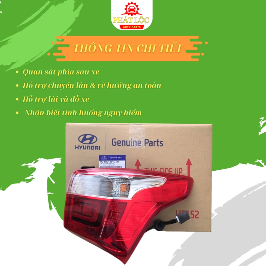 Đèn chiếu hậu Grand I10 2014-2021 Sedan ( Hyundai chính hãng) - ảnh 3