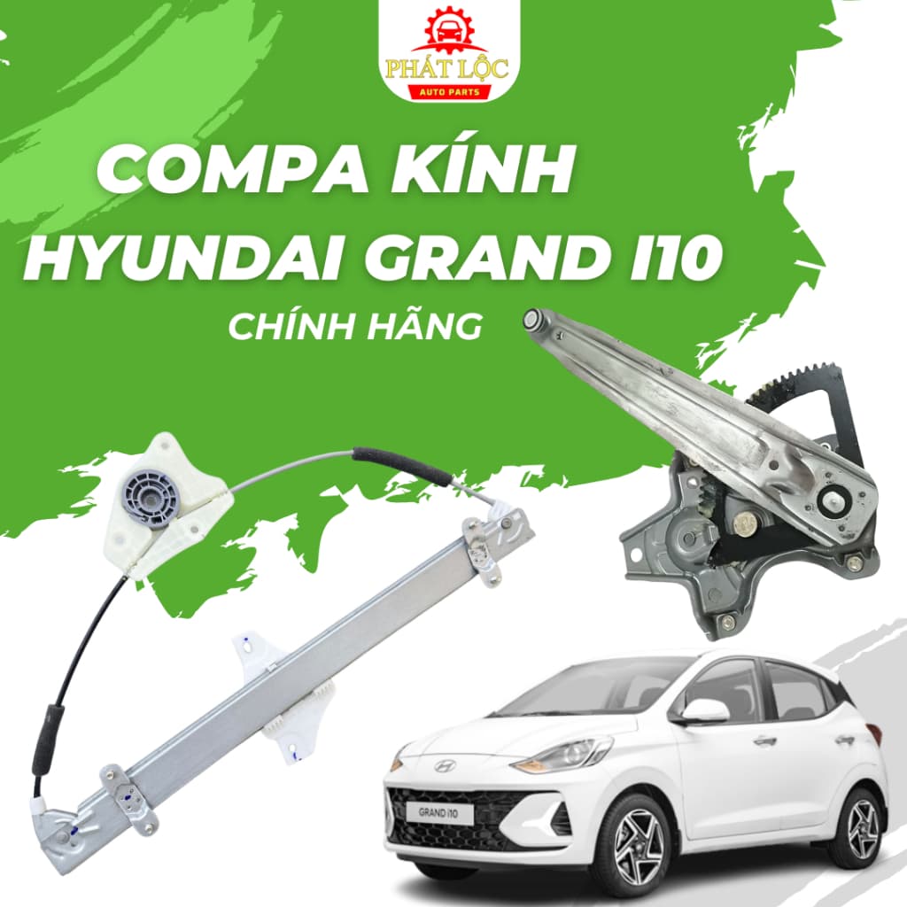 Cáp nâng kính,Comba nâng hạ kính Grand i10 2014-2021 ( Hyundai chính hãng)