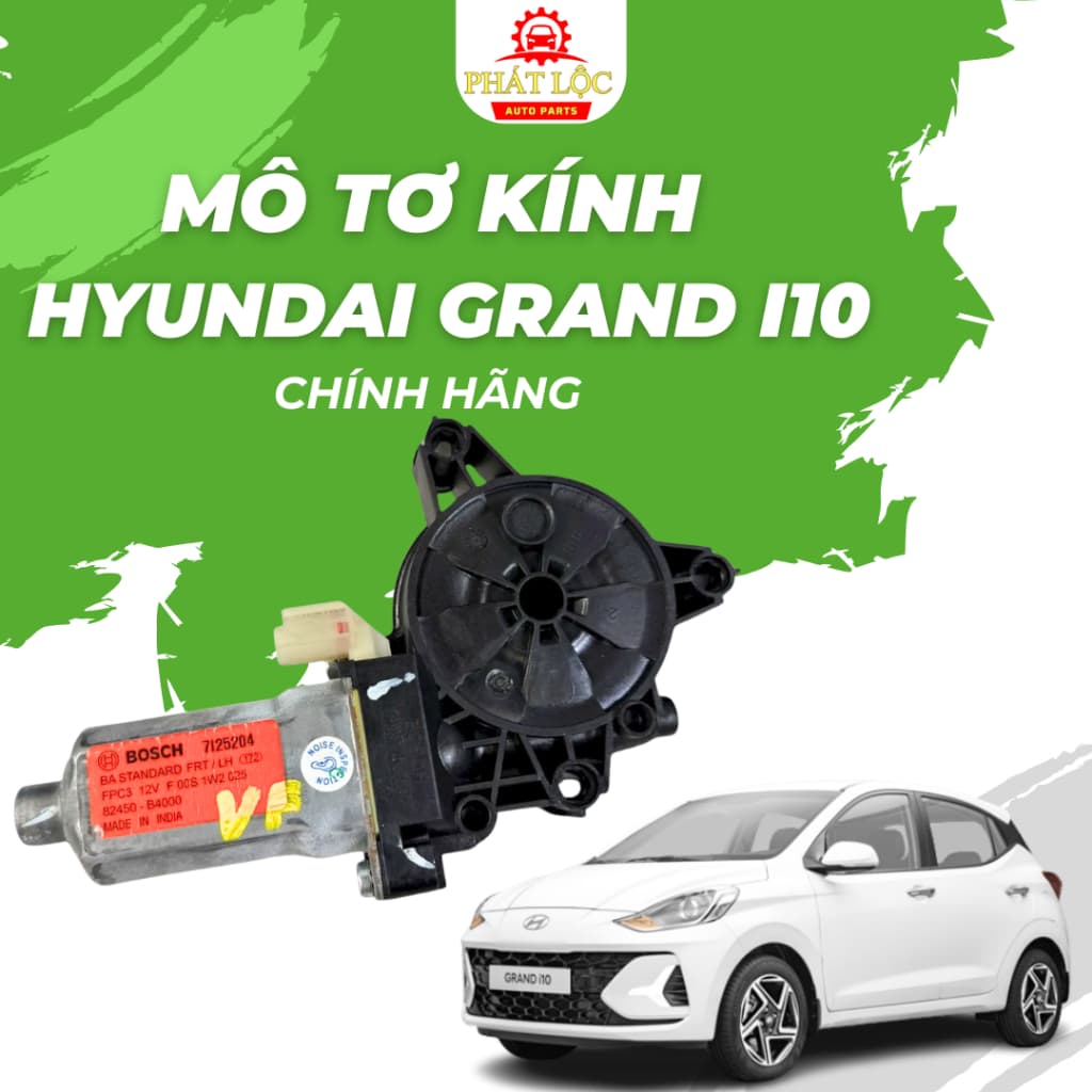 Mô tơ nâng kính Grand I10 2014-2021 ( Hyundai chính hãng)