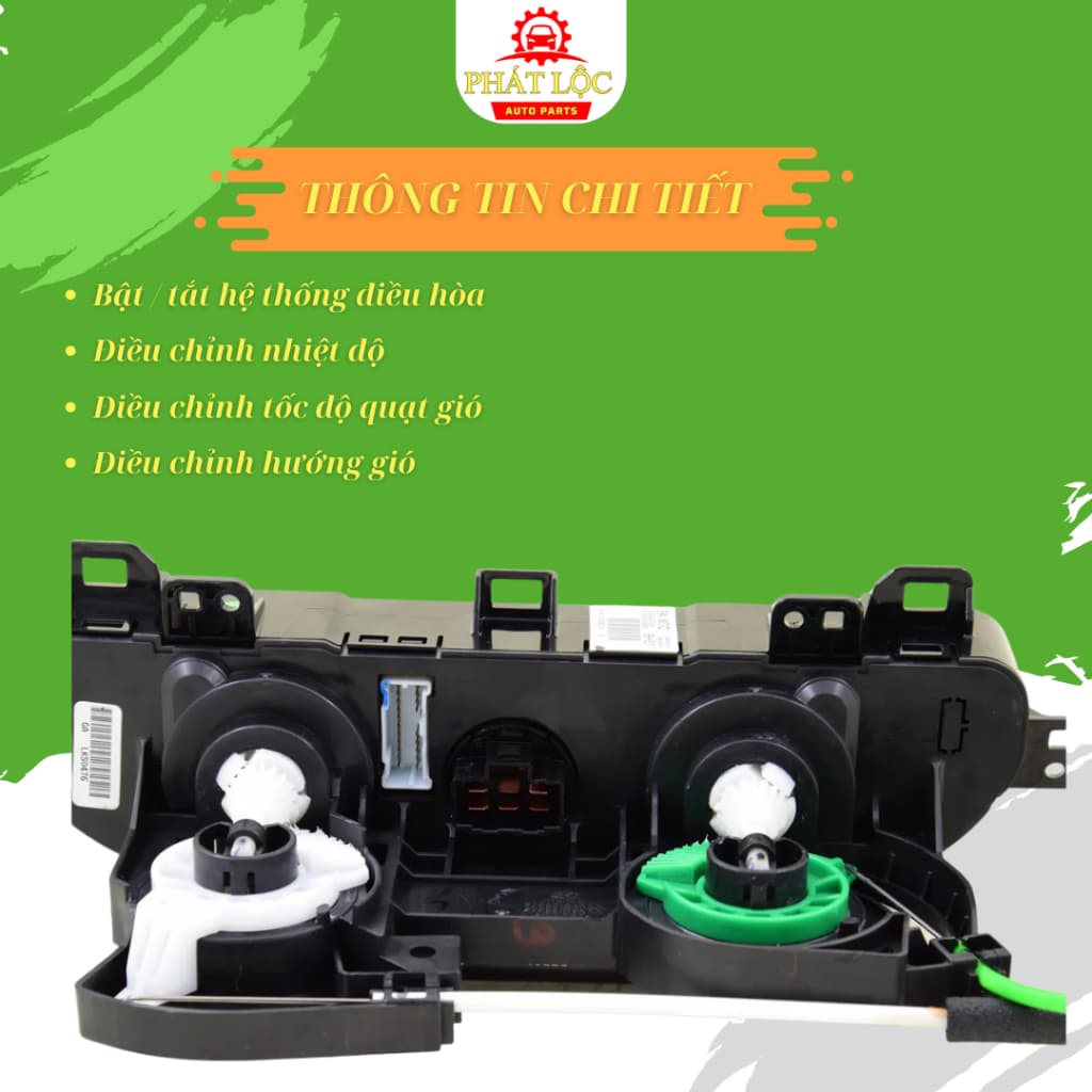 Cụm công tắc điều khiển điều hòa Grand I10 2014-2021 ( Hyundia chính hãng) - ảnh 3