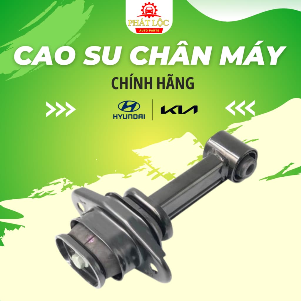 Cao su chân máy, chân máy số 8 thanh giằng, chân hộp số Accent 2018-2023 ( Hyundai chính hãng) - ảnh 4