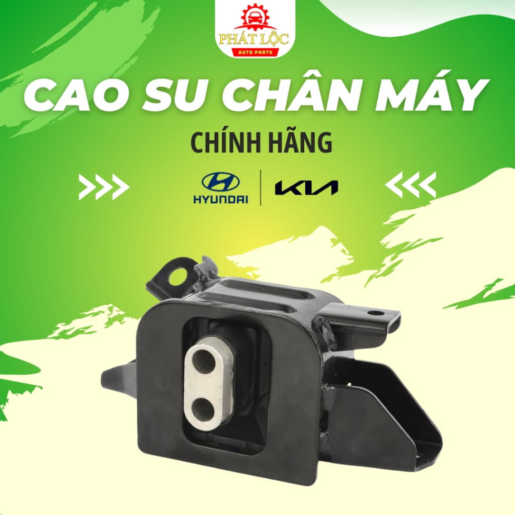 Cao su chân máy, chân máy số 8 thanh giằng, chân hộp số Accent 2018-2023 ( Hyundai chính hãng) - ảnh 3