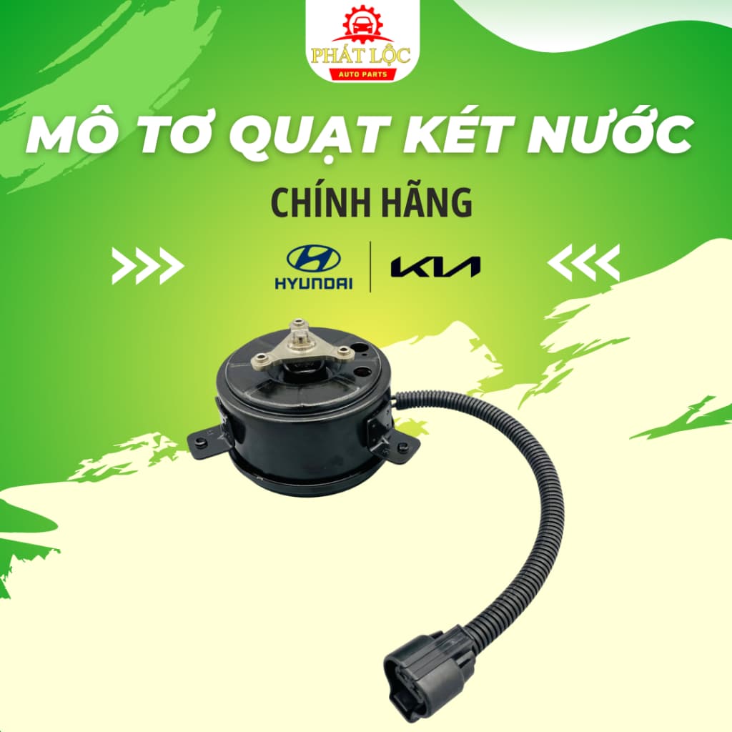 Mô tơ quạt két nước Accent 2018-2023 ( Hyundai chính hãng) - ảnh 2
