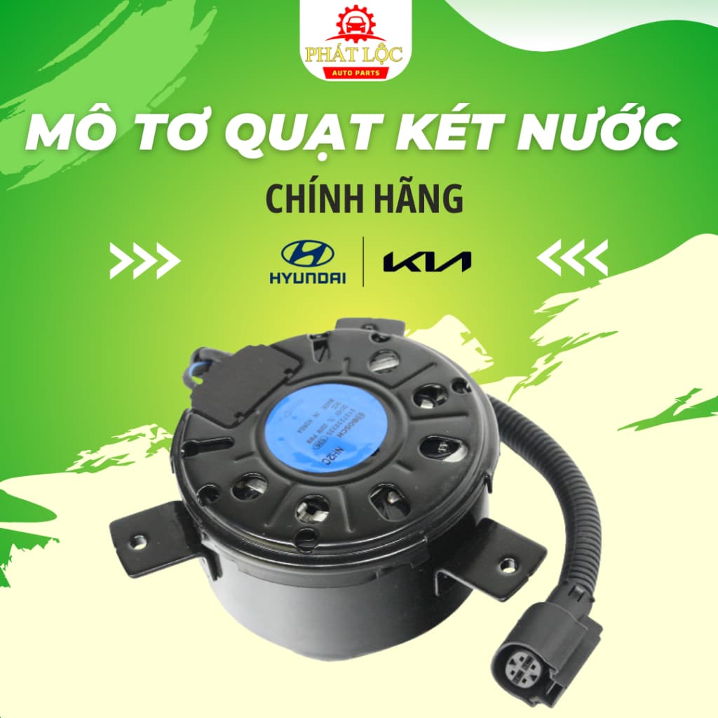 Mô tơ quạt két nước Accent 2018-2023 ( Hyundai chính hãng) - ảnh 3